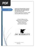 J W Marriott Report On & 7Ps in Marketing