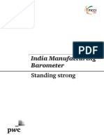 PWC India Manufacturing Barometer Standing Strong