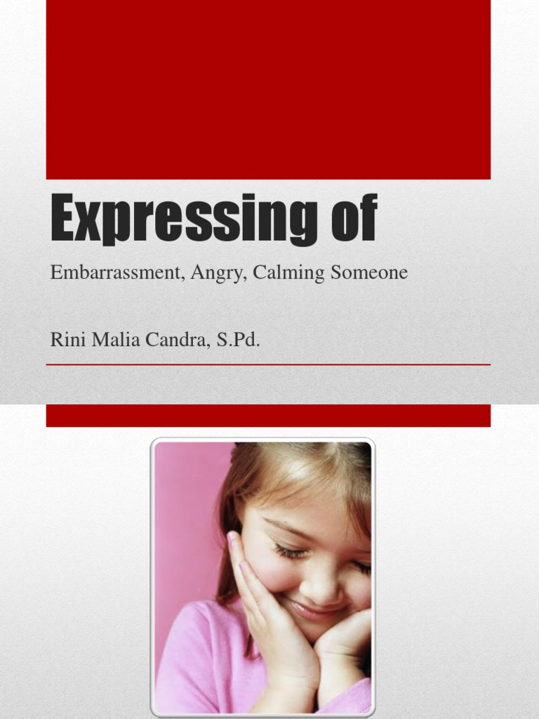 Expressions of Embarrassment and Anger | PDF | Anger