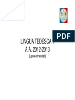 Lingua Tedesca I PDF