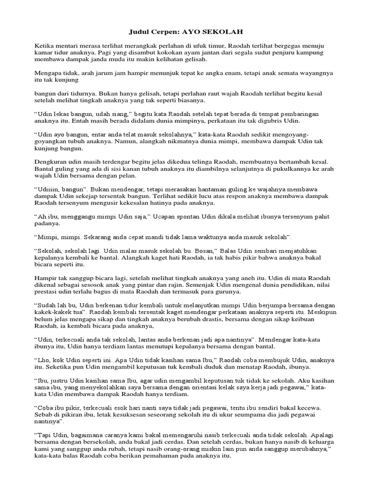 Cerpen 1