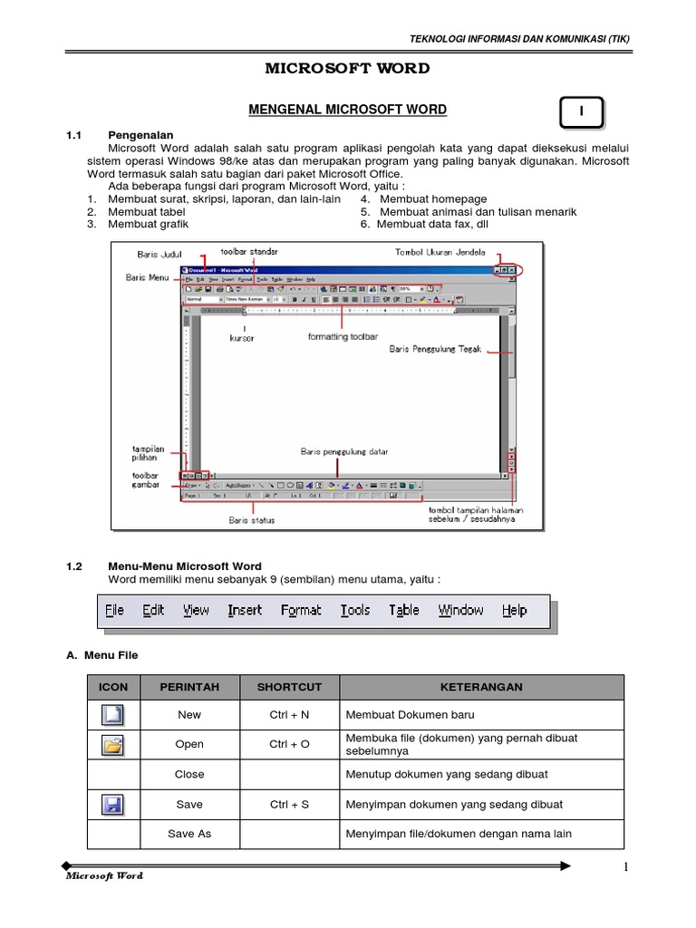 Modul Microsoft-Word PDF | PDF