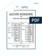 MILLIES Concertino in D Mozart VN Original Pagin PDF