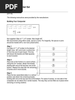 Composter Bracket Set: The Following Instructions Were Provided by The Manufacturer