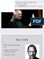 Fox News: Apple Is The New Religion. Pope Scared.: Steve Jobs