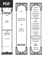55 Koleksi Contoh Undangan Syukuran Walimatul Ursy Gratis Terbaru