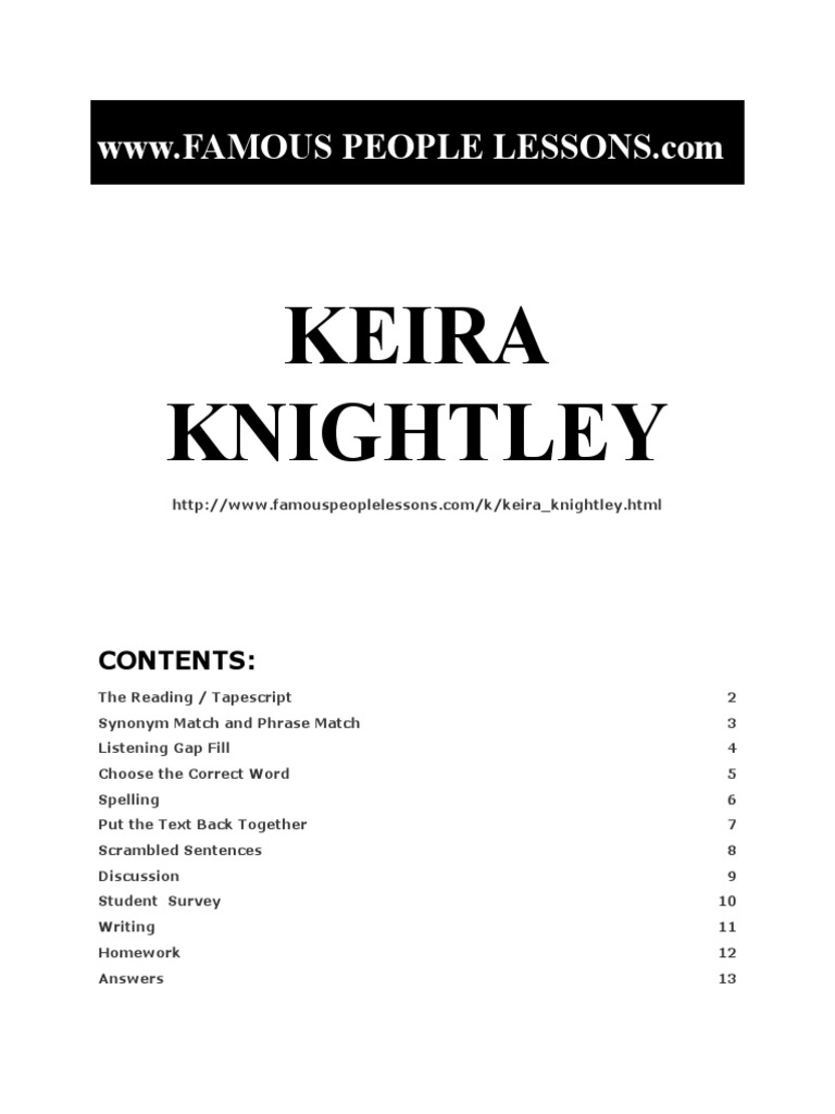 Keira Knightley | PDF