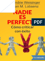 Nadie Es Perfecto - Hendrie Weisinger