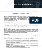 Job Vacancy - Internship at Rasmussen Global