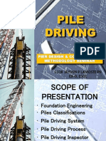 Pile Driving For Naval Combat Engineering Basic Officers Course