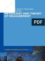 (De Gruyer Studies in Mathematical Physics) Anna G. Chunovkina, Leonid A. Mironovsky, Valery A. Slaev-Metrology and Theory of Measurement-De Gruyter (2013)