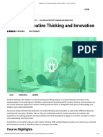 Diploma in Creative Thinking and Innovation - Visio Learning