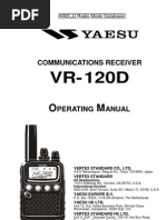 Yaesu VR-120D Operating Manual