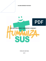 Por Que Precisamos Humanizar o Humano?