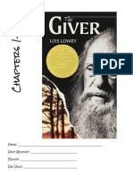 the giver  week 1 booklet