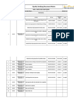 Quality Varifying Document Matrix for Fire Protection Upgrade