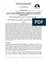 Evaluación Del Desempeño de La Turbina de Gas de Doble Flecha GT185 Considerando Las Pérdidas de Calor en Sus Componentes