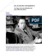Albert Camus, La Mirada Contemplativa