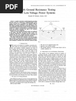 Earth Ground Resistance Testing For Low-Voltage Power Systems