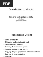 Winplot Intro Spr2012