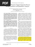 Evolving a wizard to support inspection process through quantitative and qualitative analysis