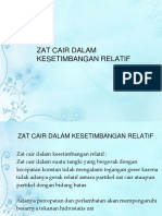 Zat Cair Dalam Kesetimbangan Relatif