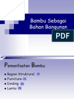 Bambu Sebagai Bahan Bangunan