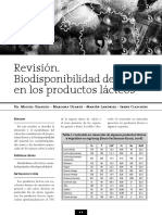 Biodisponibilidad de Lacteos PDF