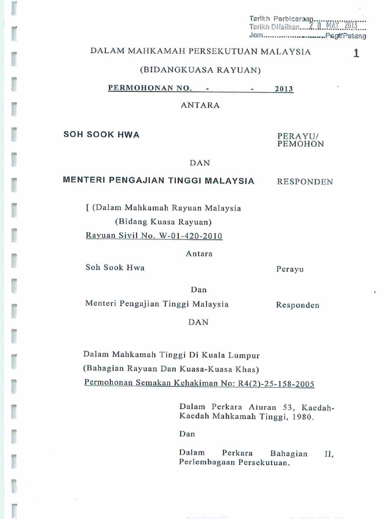 Notis Usul Pdf