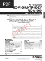 Download Yamaha Rx v1067 Service Manual by George Ion ual SN372233449 doc pdf