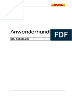 DHL Abholportal Anwenderhandbuch 062016