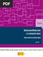 Bonificaciones A La Contratación Laboral - Cuadro Resumen