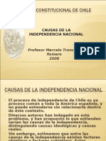 01 - Causas de La Independencia Nacional (Chile)