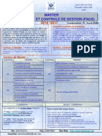 Programme Du Master FACG