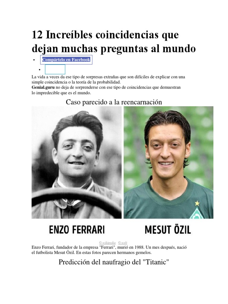 12 Increibles Coincidencias Que Dejan Muchas Preguntas Al Mundo Abraham Lincoln John F Kennedy