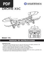 Manual Drone X5C Vcam Hd-2