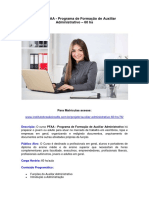 PFAA - Auxiliar Administrativo