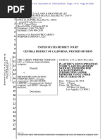 Carsey-Werner v BBC MTD Opposition