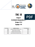 Actividad Integradora 1 TIC II