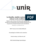 La familia, ámbito natural para educar en la resiliencia 