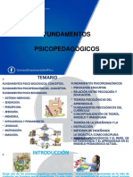 Fundamentos Psicopedagógicos