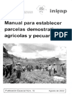 Manual para Establecer Parcelas Demostrativas Agricolas y Pecuarias PDF