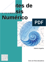 Apuntes de Análisis Numérico - Alberto Angarita