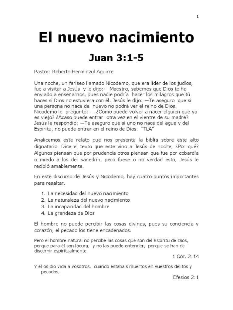 El Nuevo Nacimiento | PDF | Pecado | Salvación, image size:768x1024