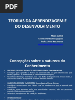 01 Teorias Sobre o Homem - Desenvolvimento e Aprendizagem