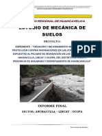 Protección contra inundaciones Anchacclla-Lircay-Ocopa