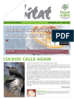 Seeking Solutions For A World Under Threat: Cuckoo Calls Again