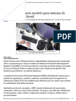 @Santa Catarina Será Modelo Para Sistema de Registro Civil No Brasil - Geral - Diário Catarinense