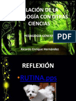 relación de la pedagogía