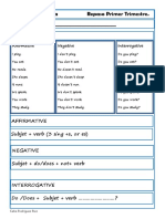 Ejercicios Ingles 5 Primaria 1 Evaluacion PDF